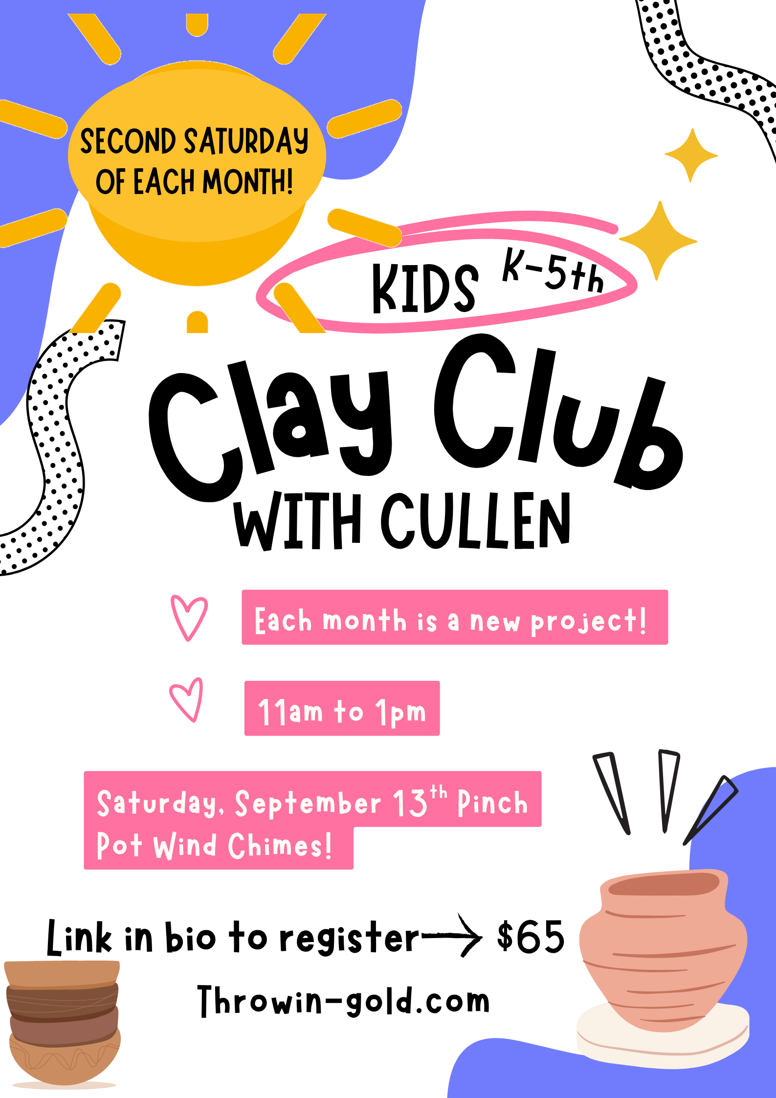 photo of Kids Clay Club With Cullen